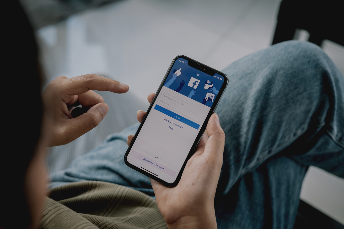 CHIANG MAI, THAILAND - FEB 12, 2022: Facebook social media a